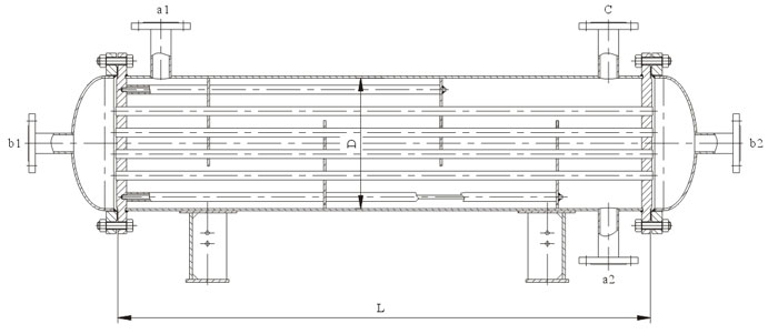 列管式冷凝器(图1) 列管式冷凝器(图1)