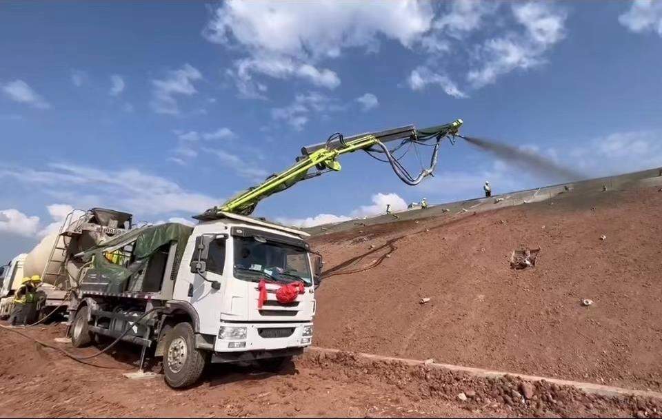 新一代湿喷机助力世纪工程高效施工-北斗天枢精创有限公司(图2)