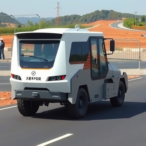 无人驾驶智能压路机助力福建高速养护升级-北斗天枢精创有限公司(图1)