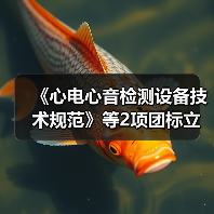 《心电心音检测设备技术规范》等2项团标立项获批（图3）