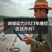 潍柴动力2023年度经营质效齐升!(图1) 潍柴动力2023年度经营质效齐升!(图1)
