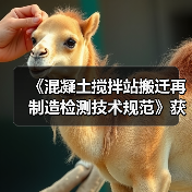 《混凝土搅拌站搬迁再制造检测技术规范》获批立项(图2) 《混凝土搅拌站搬迁再制造检测技术规范》获批立项(图2)