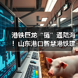 港铁巨龙“链”通陆海!山东港口智慧港铁建设硕果累累(图1) 港铁巨龙“链”通陆海!山东港口智慧港铁建设硕果累累(图1)