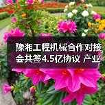豫湘工程机械合作对接会共签4.5亿协议 产业协同升级（图1）