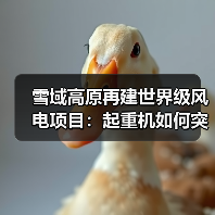雪域高原再建世界级风电项目：起重机如何突破高海拔挑战？（图2）