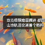 攻克极限地层掘进 都四山地轨道交通首个盾构隧道贯通（图4）