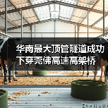 华南最大顶管隧道成功下穿莞佛高速高架桥（图4）