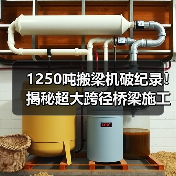 1250吨搬梁机破纪录!揭秘超大跨径桥梁施工神器(图1) 1250吨搬梁机破纪录!揭秘超大跨径桥梁施工神器(图1)