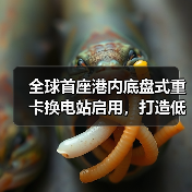 全球首座港内底盘式重卡换电站启用，打造低碳物流新标杆（图3）