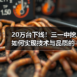 20万台下线!三一中挖如何实现技术与品质的双突破?(图1) 20万台下线!三一中挖如何实现技术与品质的双突破?(图1)