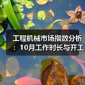 工程机械市场指数分析:10月工作时长与开工率数据揭秘(图2) 工程机械市场指数分析:10月工作时长与开工率数据揭秘(图2)