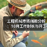 工程机械市场指数分析:10月工作时长与开工率数据揭秘(图1) 工程机械市场指数分析:10月工作时长与开工率数据揭秘(图1)