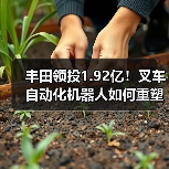 丰田领投1.92亿!叉车自动化机器人如何重塑物流效率?(图2) 丰田领投1.92亿!叉车自动化机器人如何重塑物流效率?(图2)