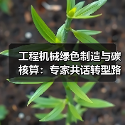 工程机械绿色制造与碳核算:专家共话转型路径(图3) 工程机械绿色制造与碳核算:专家共话转型路径(图3)
