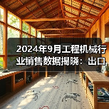 2024年9月工程机械行业销售数据揭晓:出口回暖与国内市场分化(图3) 2024年9月工程机械行业销售数据揭晓:出口回暖与国内市场分化(图3)