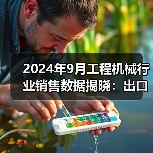 2024年9月工程机械行业销售数据揭晓:出口回暖与国内市场分化(图4) 2024年9月工程机械行业销售数据揭晓:出口回暖与国内市场分化(图4)