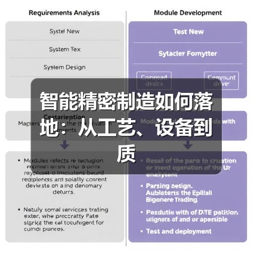 智能精密制造如何落地:从工艺、设备到质量管控(图1) 智能精密制造如何落地:从工艺、设备到质量管控