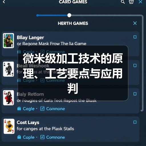 如何判断微米级加工能力?关键指标解析-辰飞雨天枢精创(图1) 微米级加工技术的原理、工艺要点与应用判断