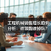 工程机械销售增长趋势分析:谁领跑谁掉队?(图1) 工程机械销售增长趋势分析:谁领跑谁掉队?(图1)