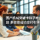 国产机械突破卡脖子难题 多项目成功交付引领行业创新(图4) 国产机械突破卡脖子难题 多项目成功交付引领行业创新(图4)