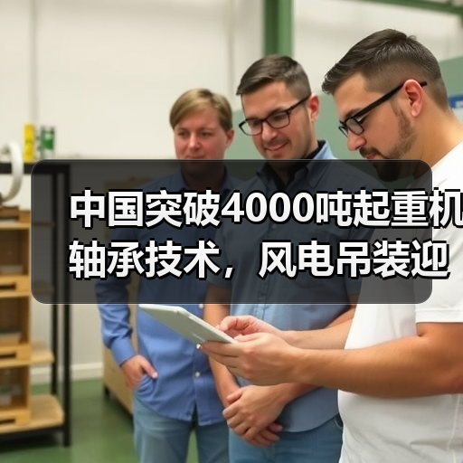 中国突破4000吨起重机轴承技术，风电吊装迎新机遇？（图2）