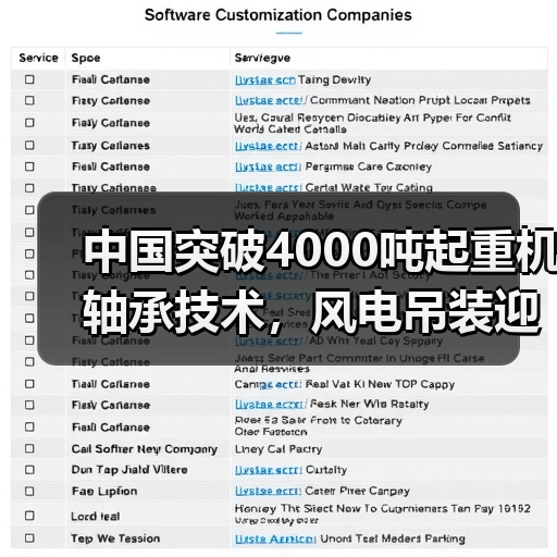 中国突破4000吨起重机轴承技术，风电吊装迎新机遇？（图4）