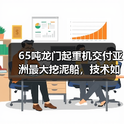 65吨龙门起重机交付亚洲最大挖泥船，技术如何攻克极端环境挑战？（图4）