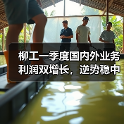 柳工一季度国内外业务利润双增长,逆势稳中求进(图1) 柳工一季度国内外业务利润双增长,逆势稳中求进(图1)