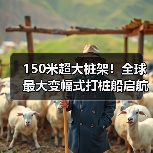 150米超大桩架!全球最大变幅式打桩船启航(图1) 150米超大桩架!全球最大变幅式打桩船启航(图1)