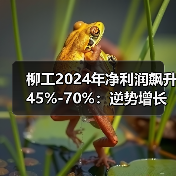 柳工2024年净利润飙升45%-70%：逆势增长背后的行业机遇（图4）