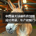 中国最大球磨机在加纳成功吊装,年产能超750万吨如何助力矿山建设?(图1) 中国最大球磨机在加纳成功吊装,年产能超750万吨如何助力矿山建设?(图1)