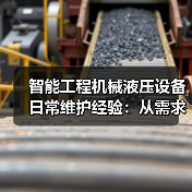 智能工程机械液压设备日常维护经验：从需求判断到保养（图1）