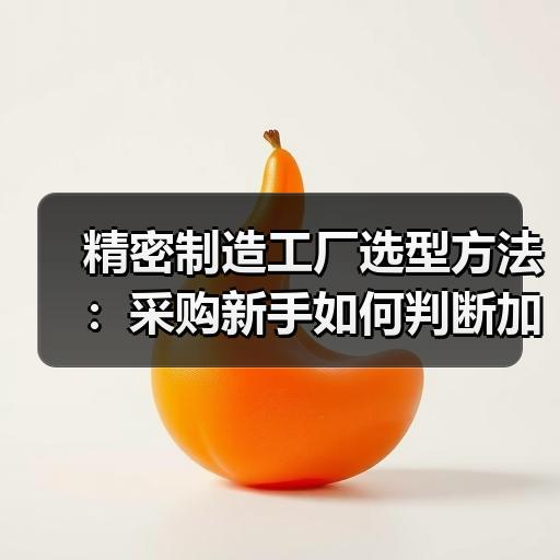 精密制造工厂选型方法：采购新手如何判断加工精度与报价是否匹配