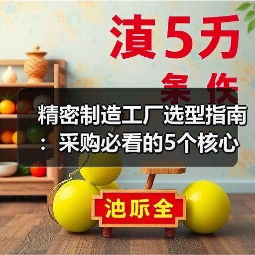 精密制造工厂选型指南：采购必看的5个核心参数对比